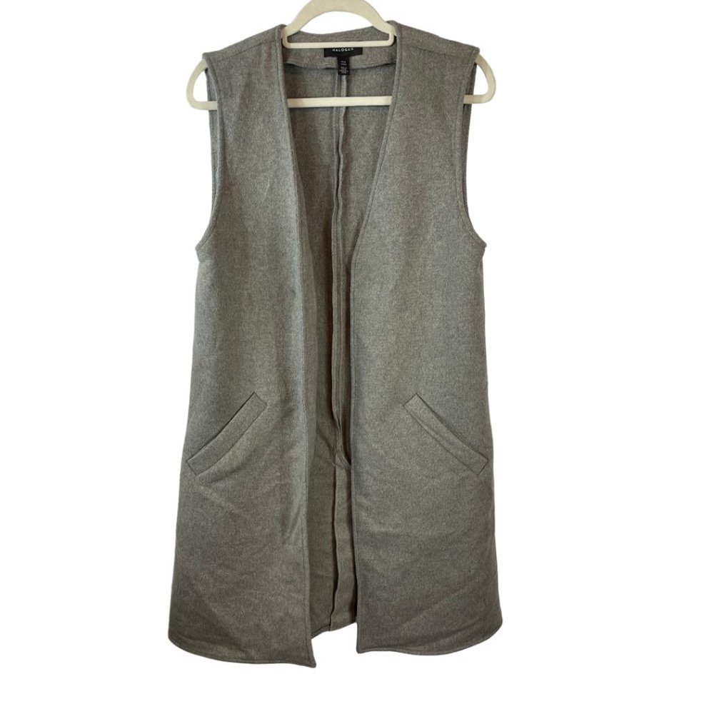 Halogen Wool Grey Cardigan